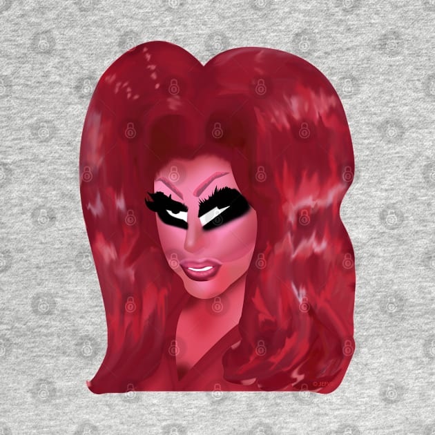 Red Trixie Mattel by jefvr